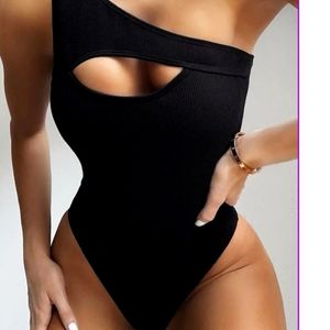 NWT Zara Half shoulder bodysuit